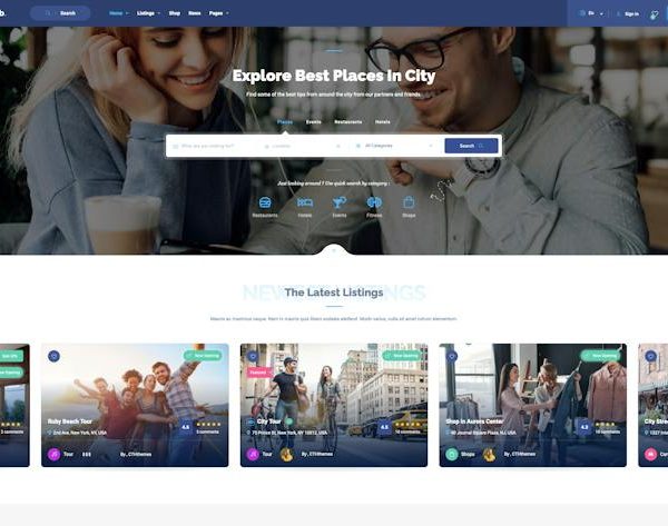 TownHub - Directory & Listing WordPress Theme